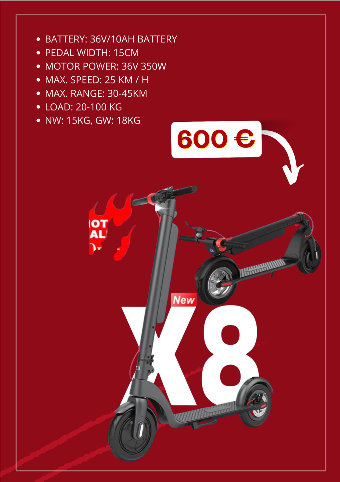 E-Roller X8