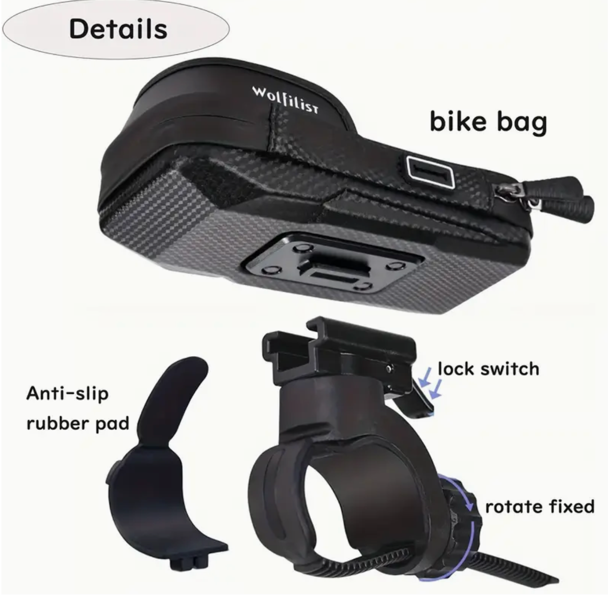 Wasserdichte Handyhalterung mit Tasche – Für E-Scooter & Fahrrad