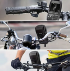 Wasserdichte Handyhalterung mit Tasche – Für E-Scooter & Fahrrad