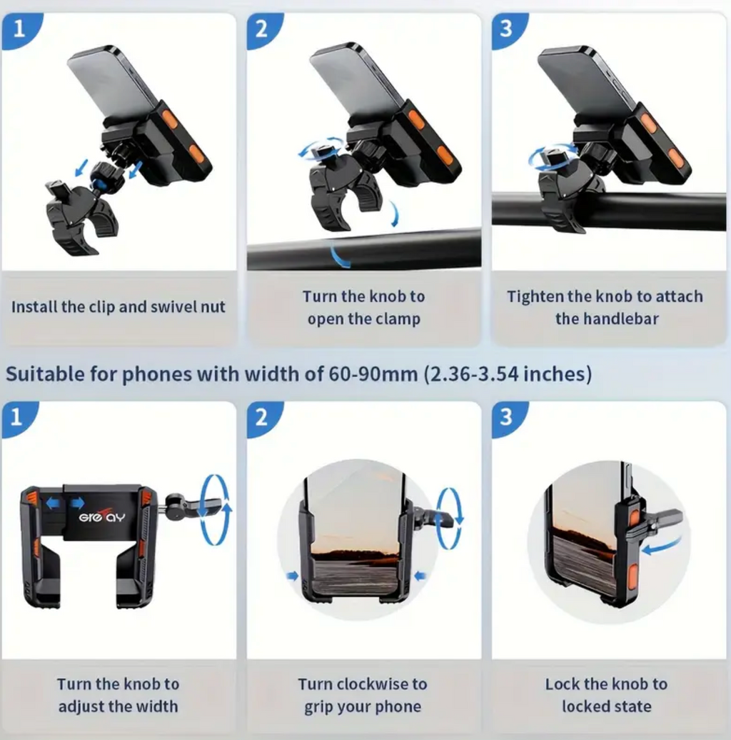 Handyhalterung für E-Scooter & Motorrad