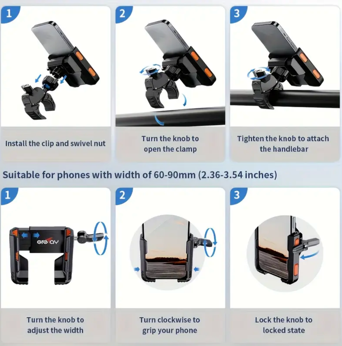 Handyhalterung für E-Scooter & Motorrad