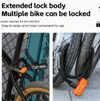 Kettenschloss mit Schlüssel – Für E-Scooter, E-Bike & Fahrrad