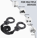 Kettenschloss mit Tasche für E-Scooter & Fahrrad