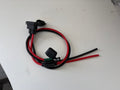 IEC C14 Einbaustecker mit Kabel, Sicherung und Schutzkappe