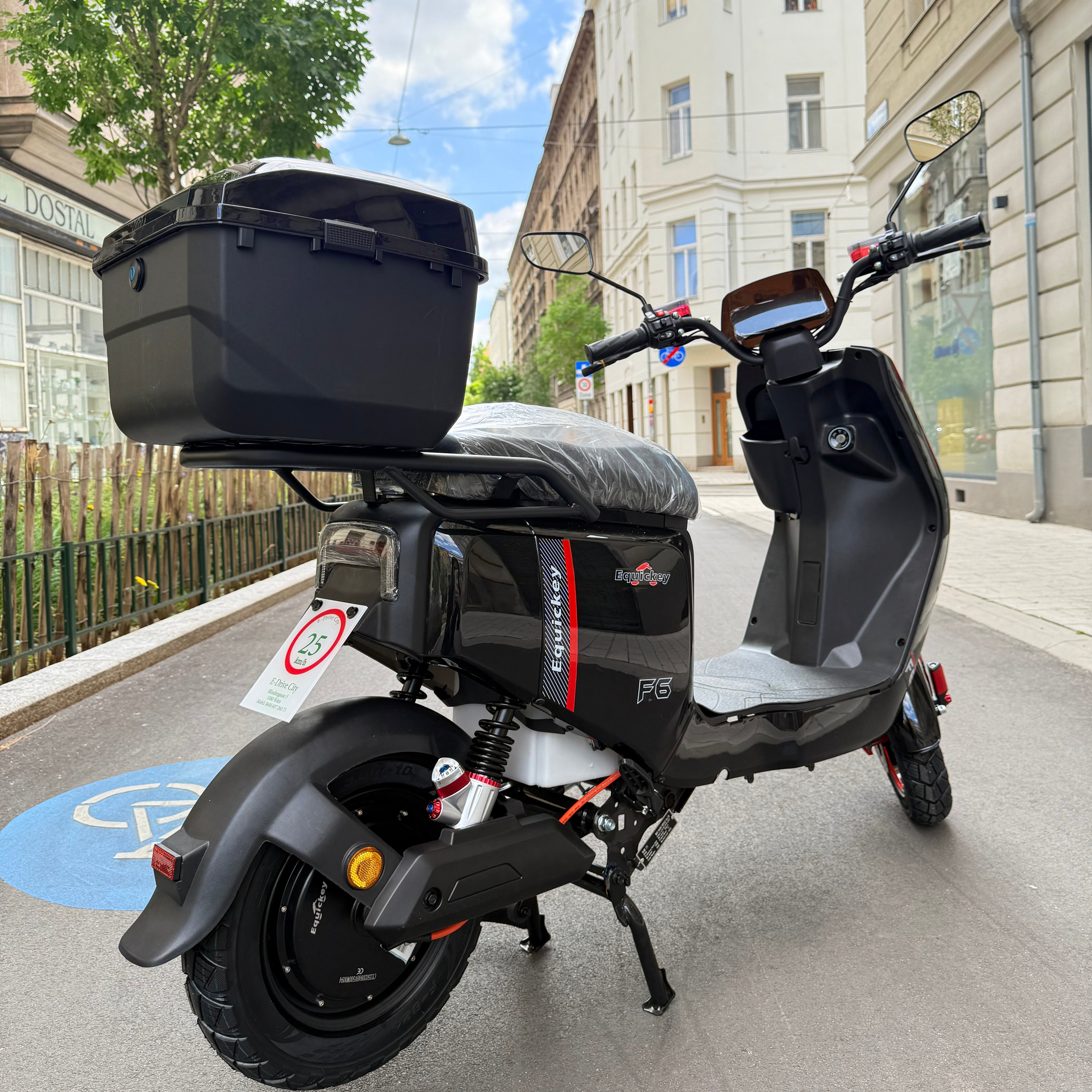 Equickey F6 E-PRO Moped 25 km/h
