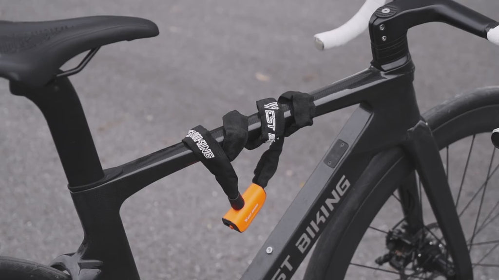 Kettenschloss mit Schlüssel – Für E-Scooter, E-Bike & Fahrrad