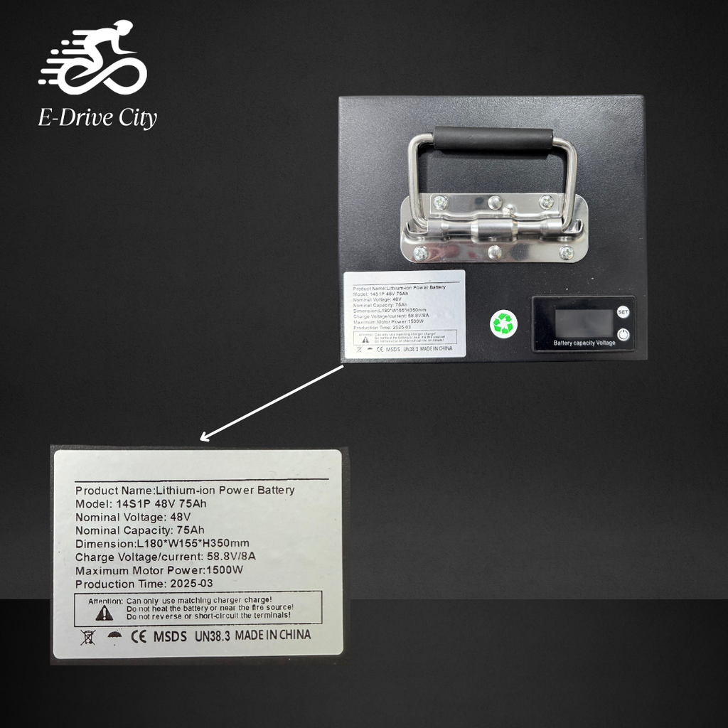Lithium-Ionen-Akku 48V 75Ah